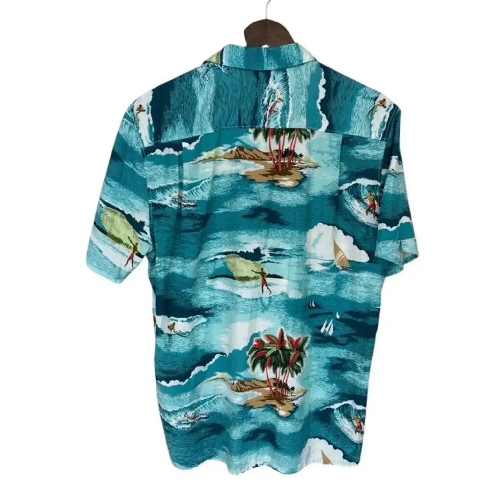 Tommy Bahama Relax Island Modern Fit Button Up Hawaiian Shirt - Size Medium